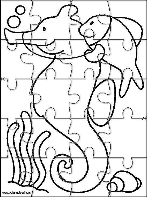 Animals Printable Jigsaw Games 70