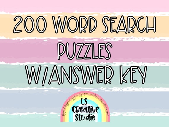 printable puzzles with answers