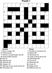 Buy Crossword word puzzles from Any Puzzle Media