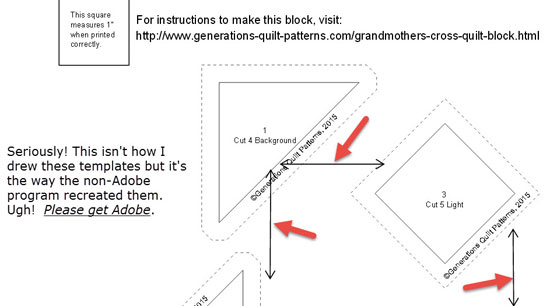 Free Quilting Templates: Easy to use-fast to make