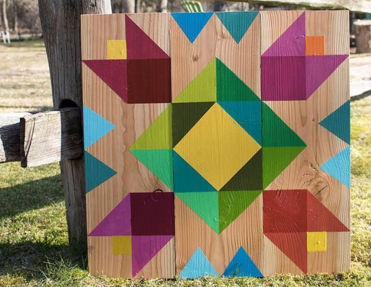 13 Free printable barn quilt patterns, Anyone can make ...