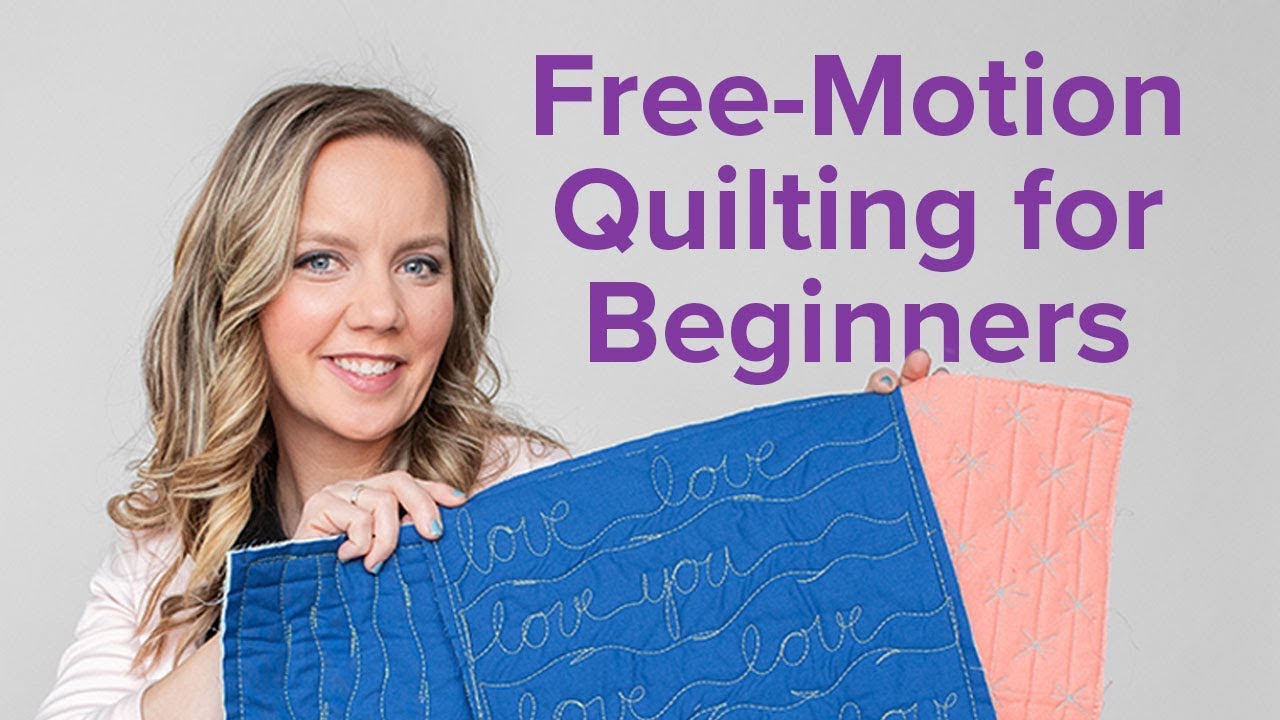 3 Free-Motion Quilting Designs for Beginners | Beginner Quilting Series  with Angela Walters