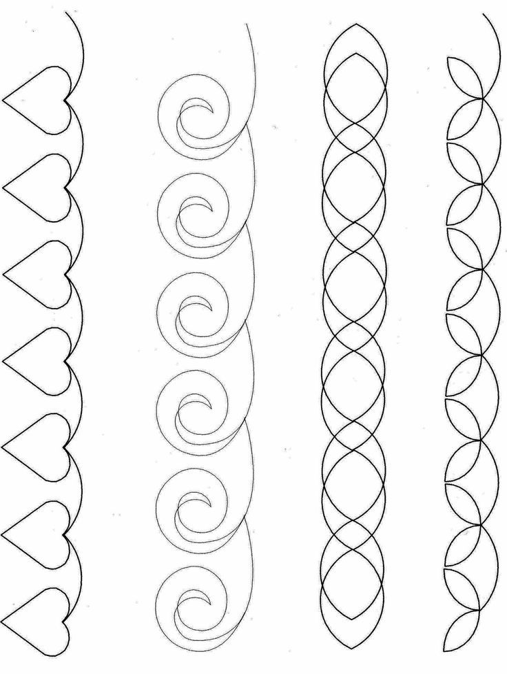 Printable Hand Quilting Templates | Free Hand Quilting Templates ...