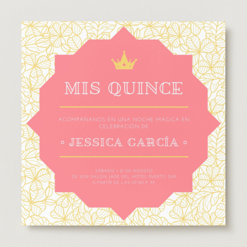 Free custom printable quinceañera invitation templates 