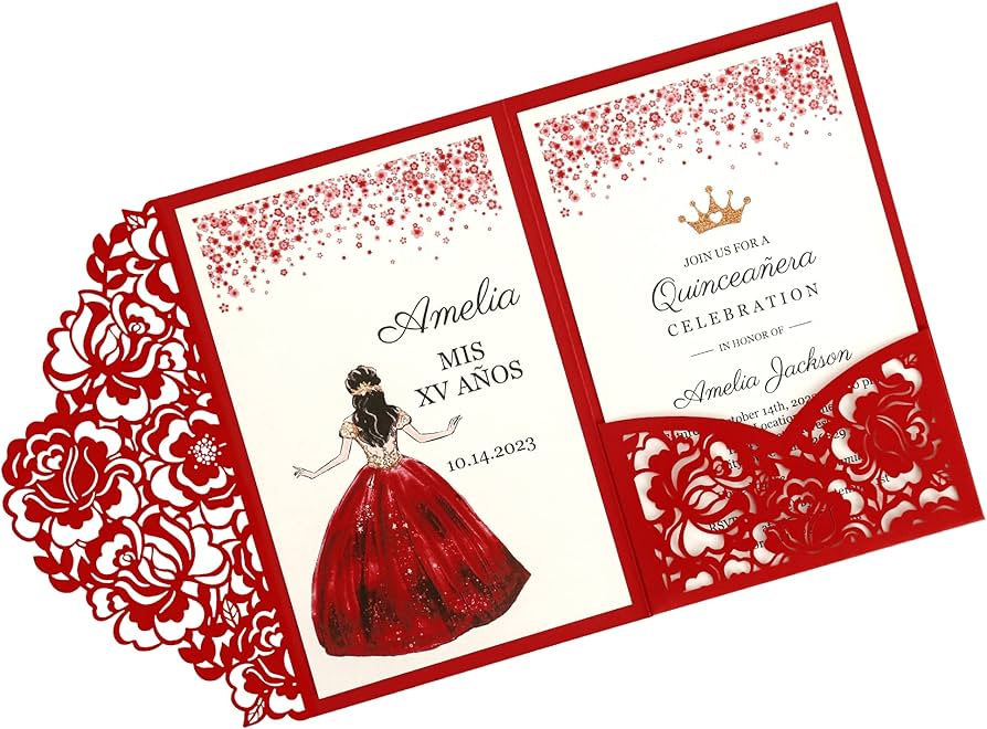 printable quinceanera cards