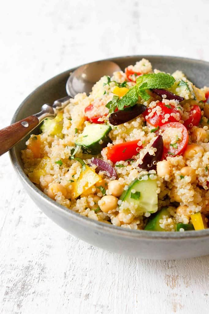 Quinoa Chickpea Salad
