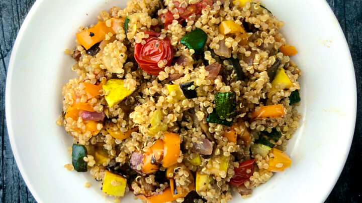 Warm Quinoa Salad with Roasted Vegetables Recipe