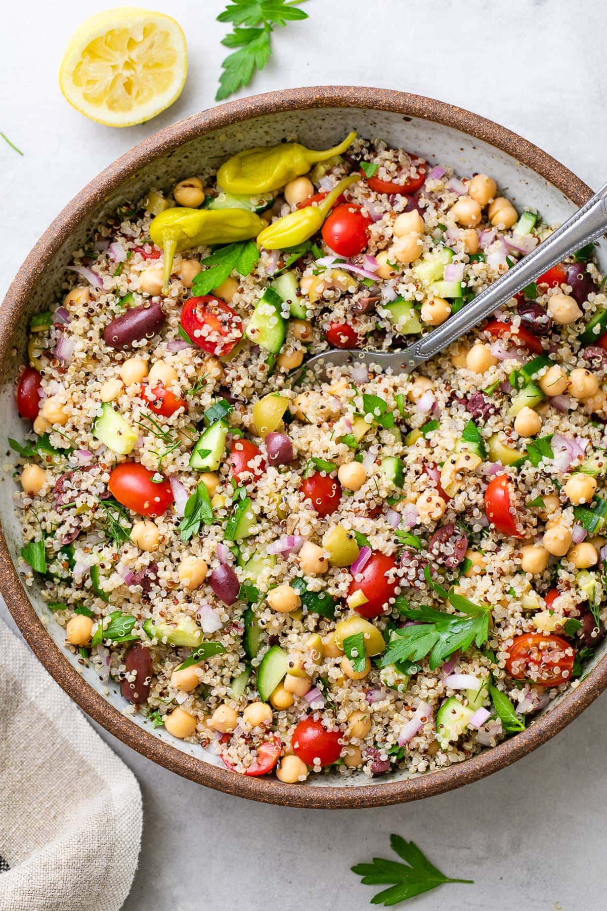 GREEK QUINOA SALAD