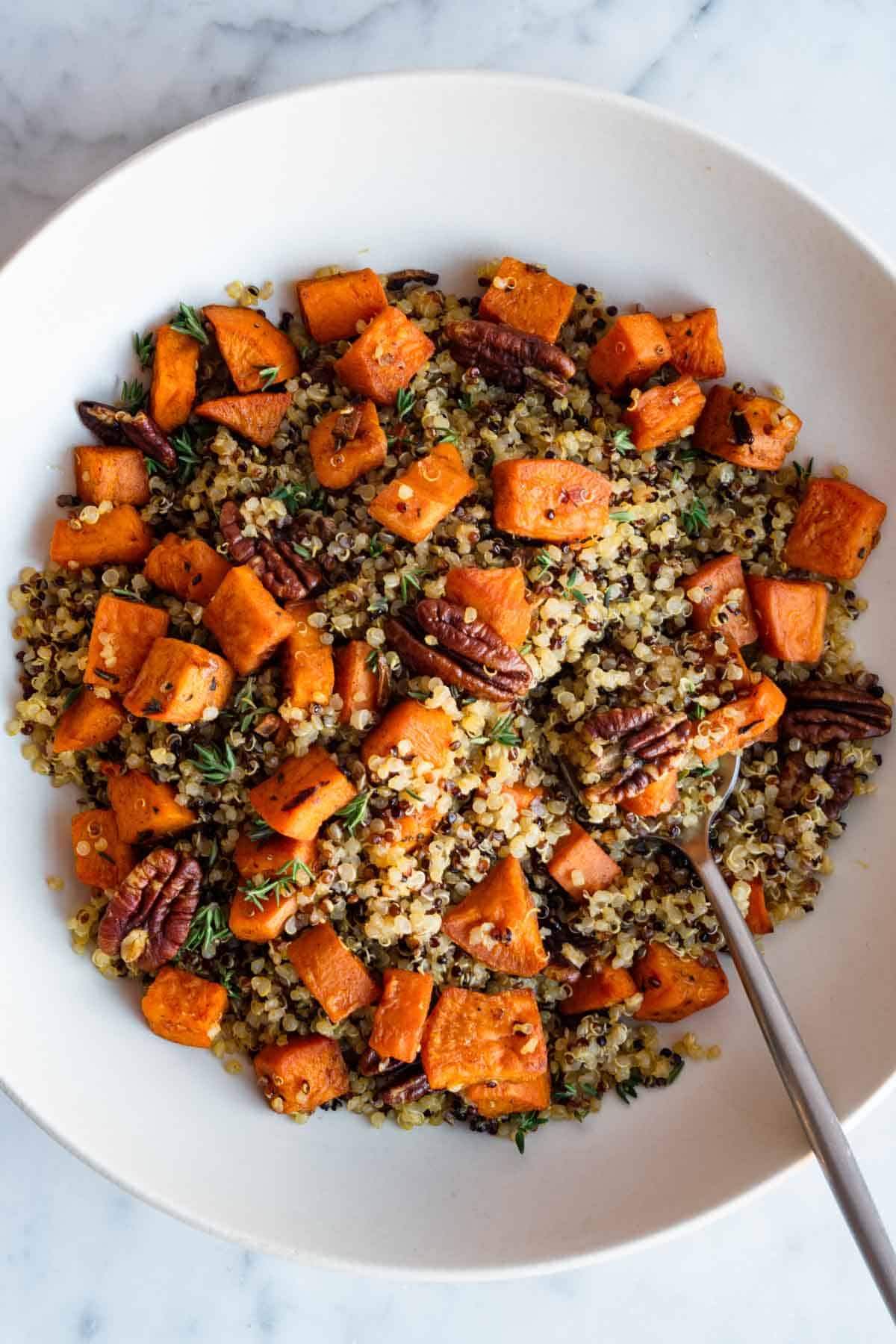 Warm Quinoa Salad - Cooking For Peanuts