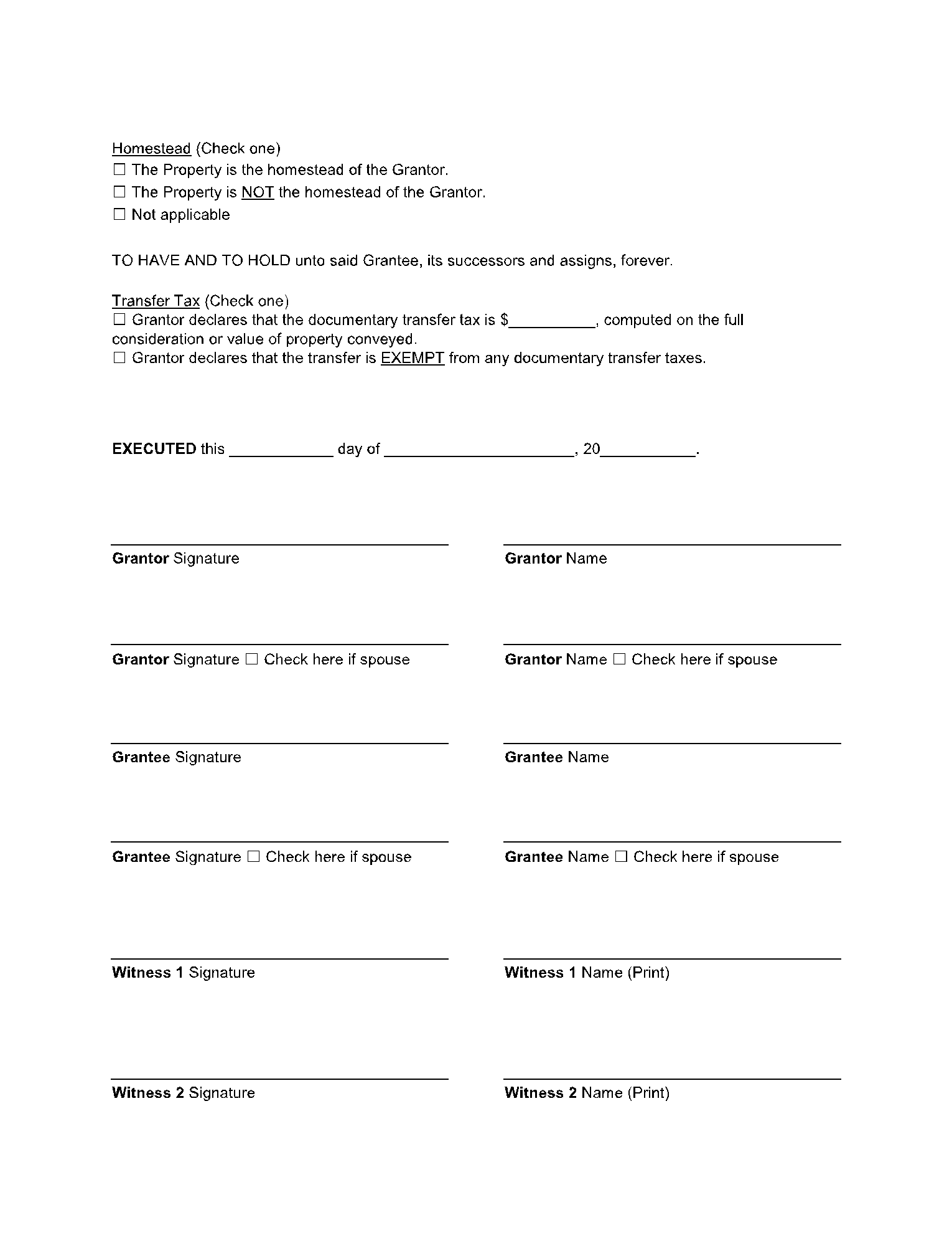 Quit Claim Deed Form: Get Your Free Sample Now! | CocoSign