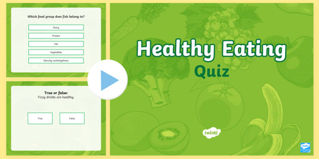 printable quiz for healthy eating