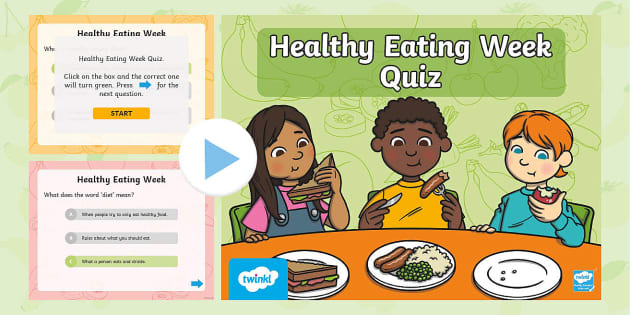 printable quiz for healthy eating