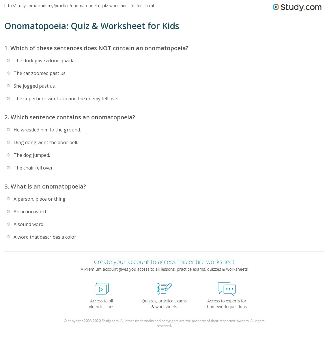 printable quiz on irony