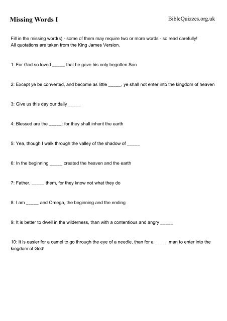 printable quiz picture