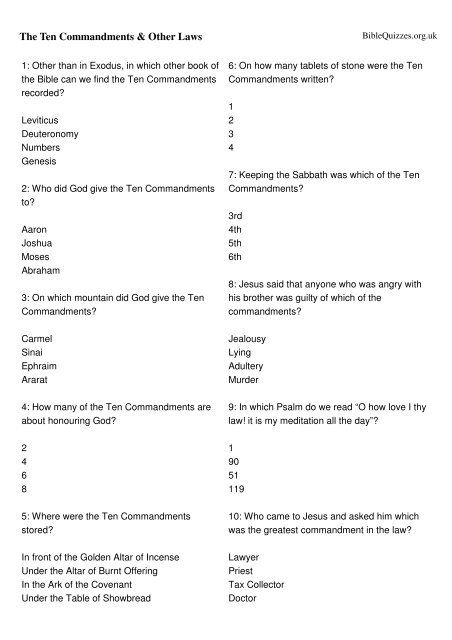 printable quiz picture