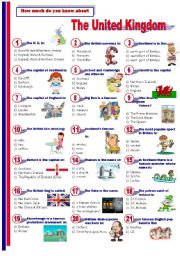 printable quiz uk