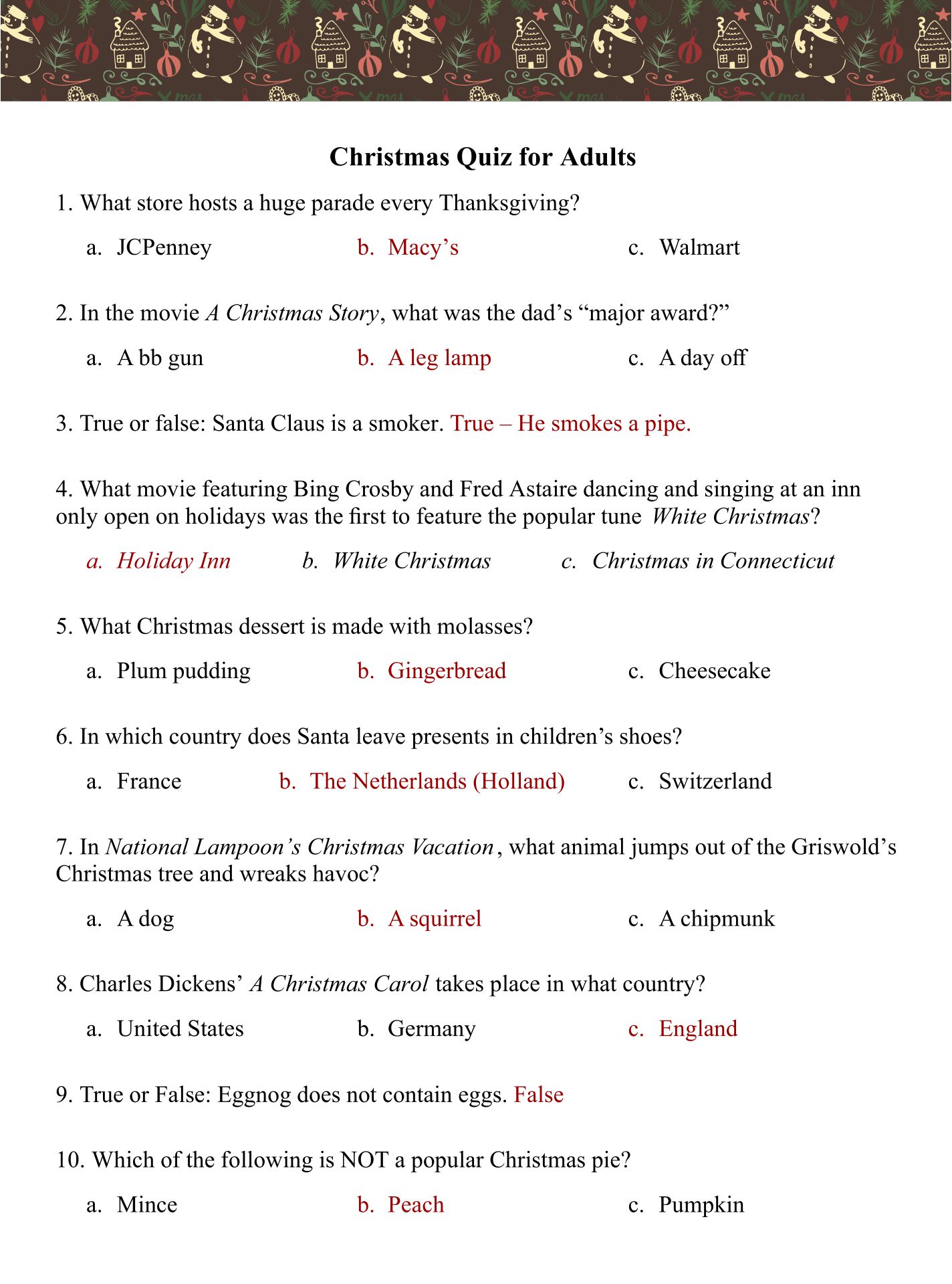 printable quizzes for the elderly