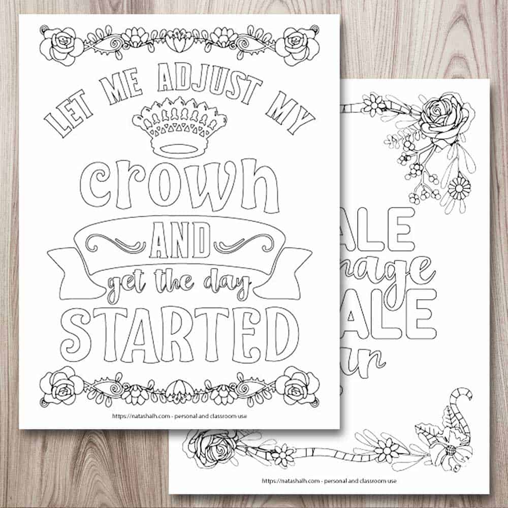 21+ FREE Inspirational Coloring Pages (for when youre having a ...