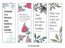 14 Free Printable Bookmarks to Brighten Up Your Books