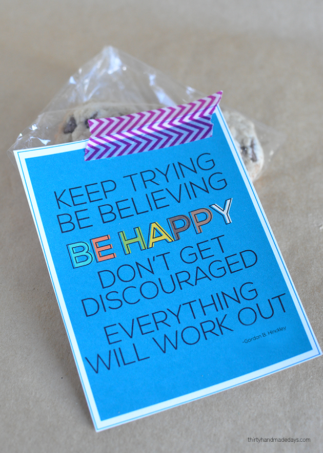 Printable Encouragement Quotes - Card + Print