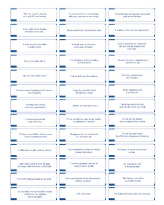 printable quotes for fortune cookies