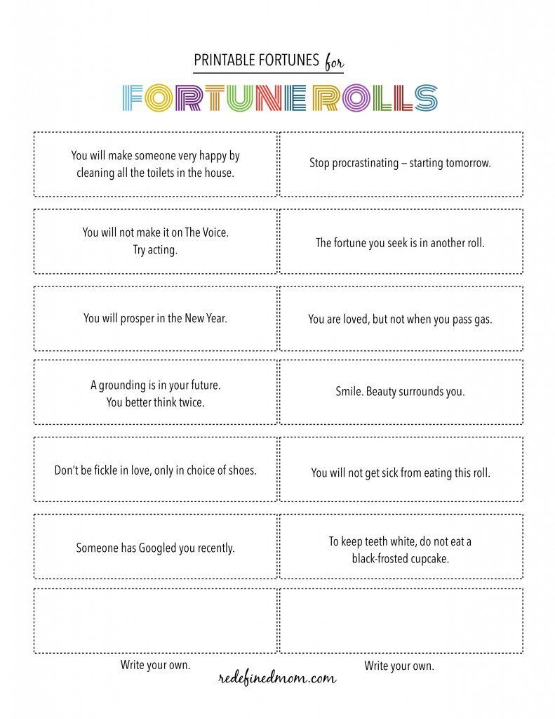 printable quotes for fortune cookies