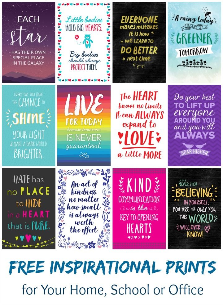 Free Inspirational 6x4 Prints for Your Home, School or Office ...