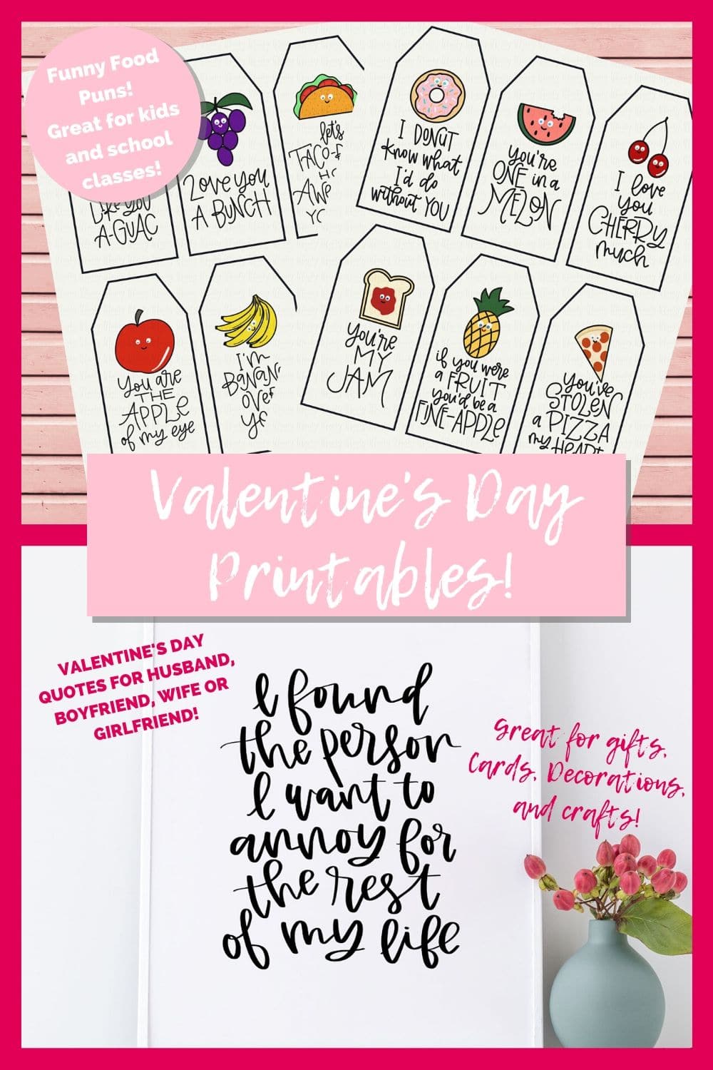 FREE Printable Valentine Cards | Skip To My Lou