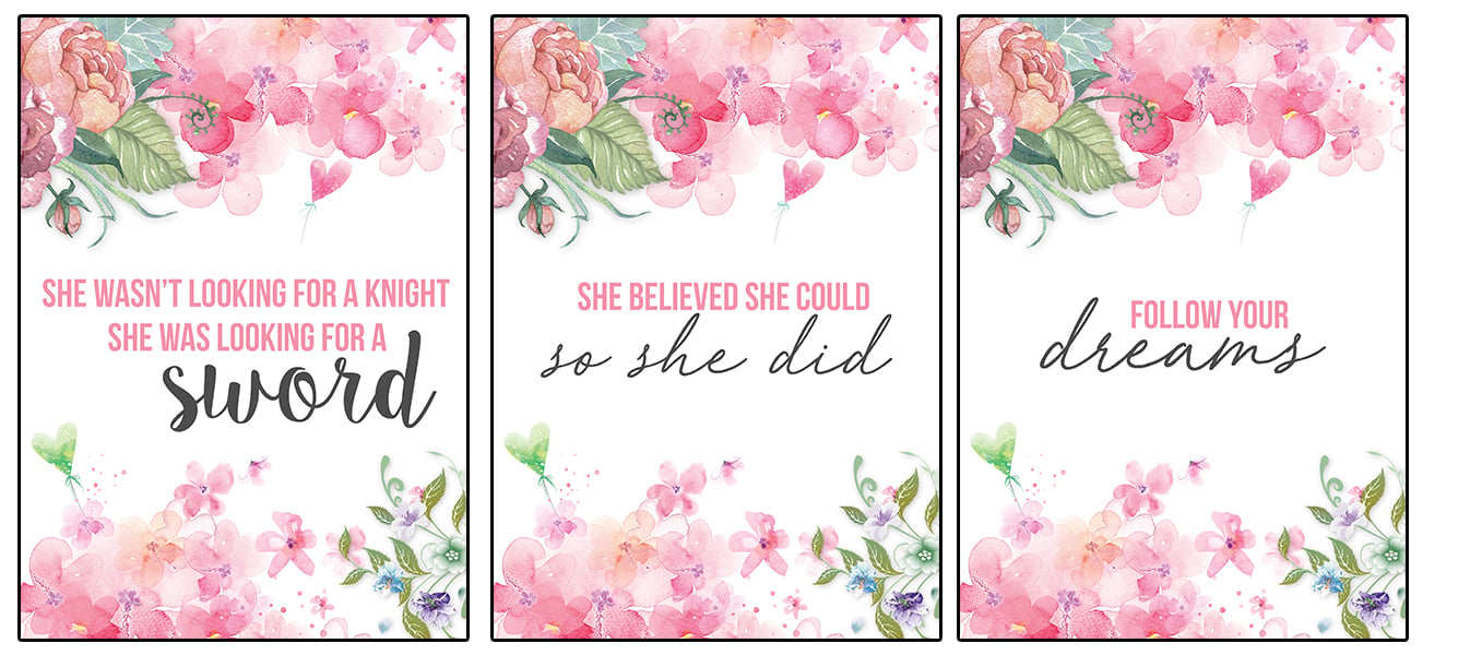 Free Motivational Wall Art Quote Printables &  Backgrounds - Crazy ...