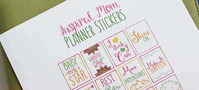 Free Printable Inspirational Quote Planner Stickers for Women ...
