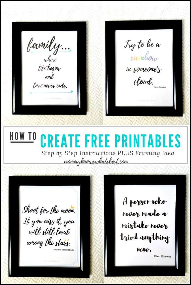 printable quotes to frame