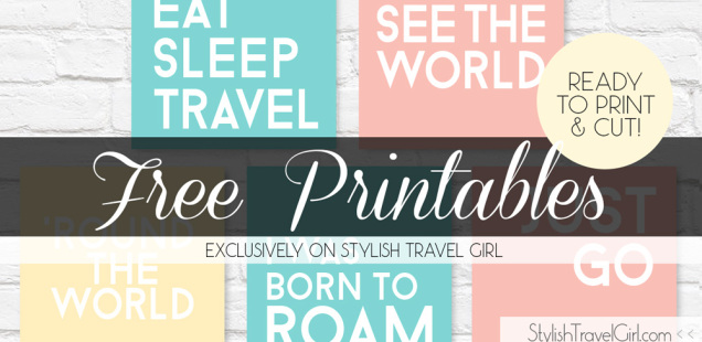 Free Travel Quote PRINTABLES (Wanderlust Edition) Exclusively on ...