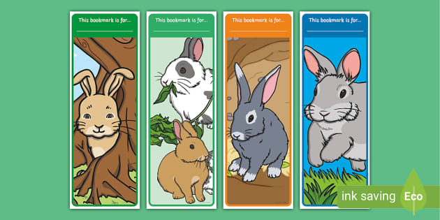 FREE! - Rabbit Bookmarks (teacher made) - Twinkl