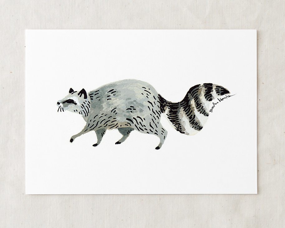 printable raccoon images