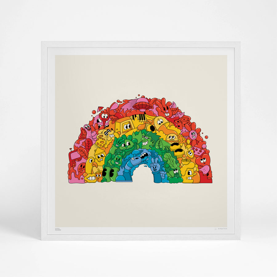 printable rainbow art