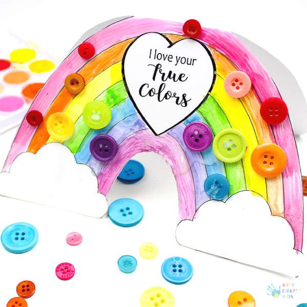 printable rainbow birthday cards