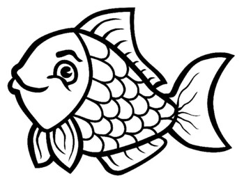 The Rainbow Fish Coloring Picture by Stevens Social Studies | TPT