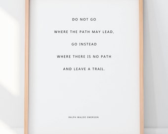Ralph Waldo Emerson Quote Printable, Positive Quotes ...