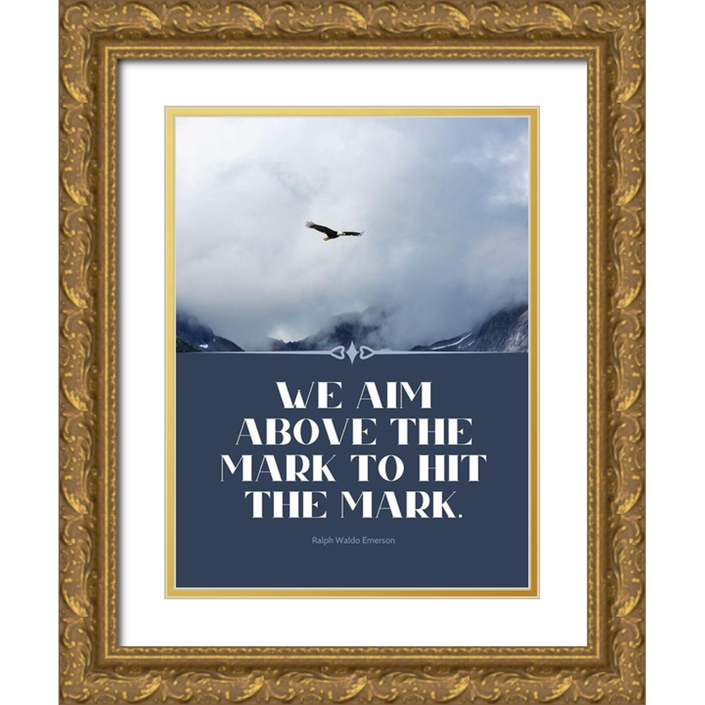 ArtsyQuotes 25x32 Gold Ornate Wood Framed with Double Matting ...