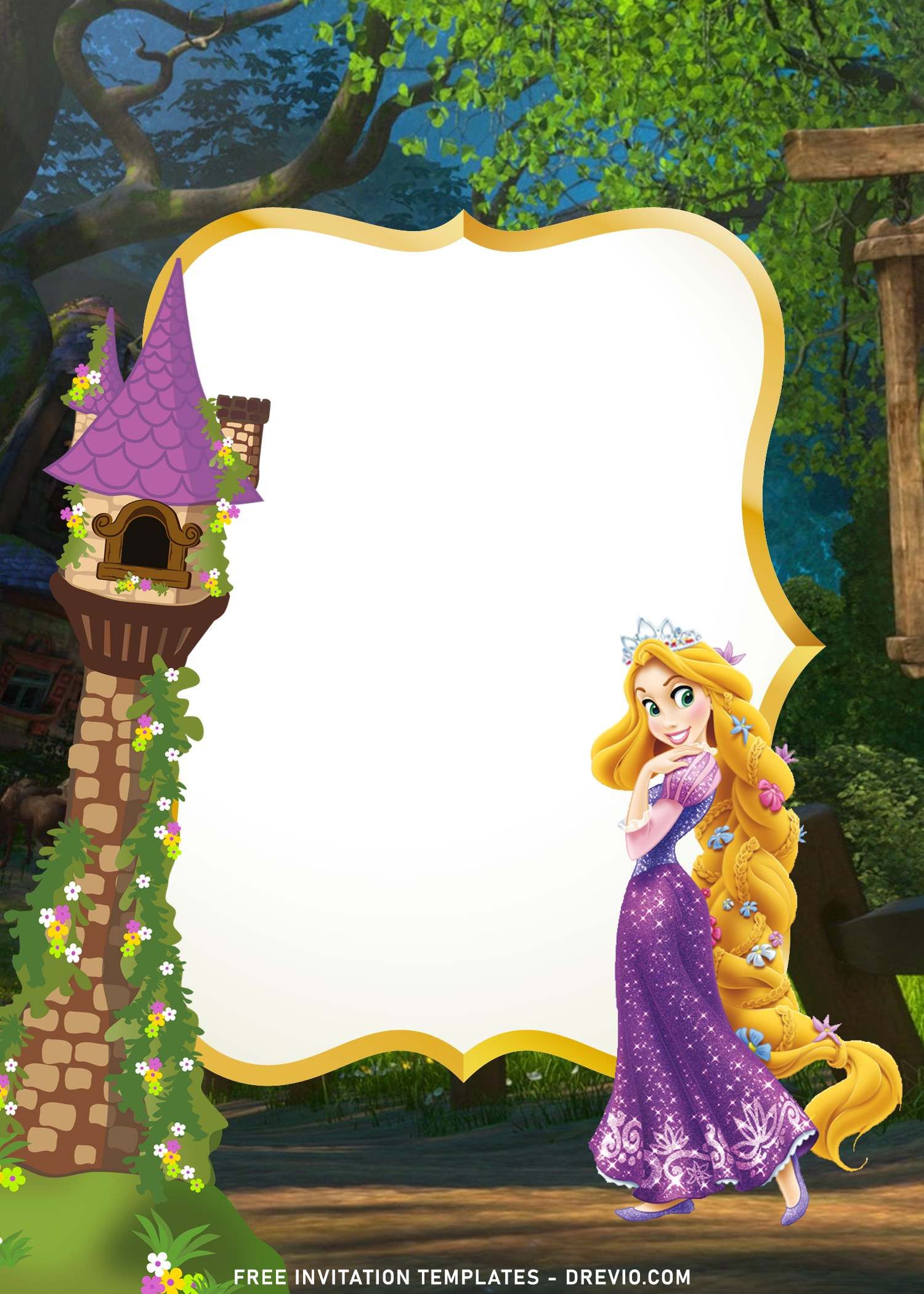 11+ Disney Tangled Birthday Invitation Templates