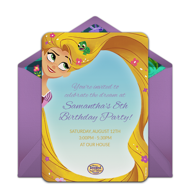 Tangled: The Series | Disney Princess Invitations | Punchbowl