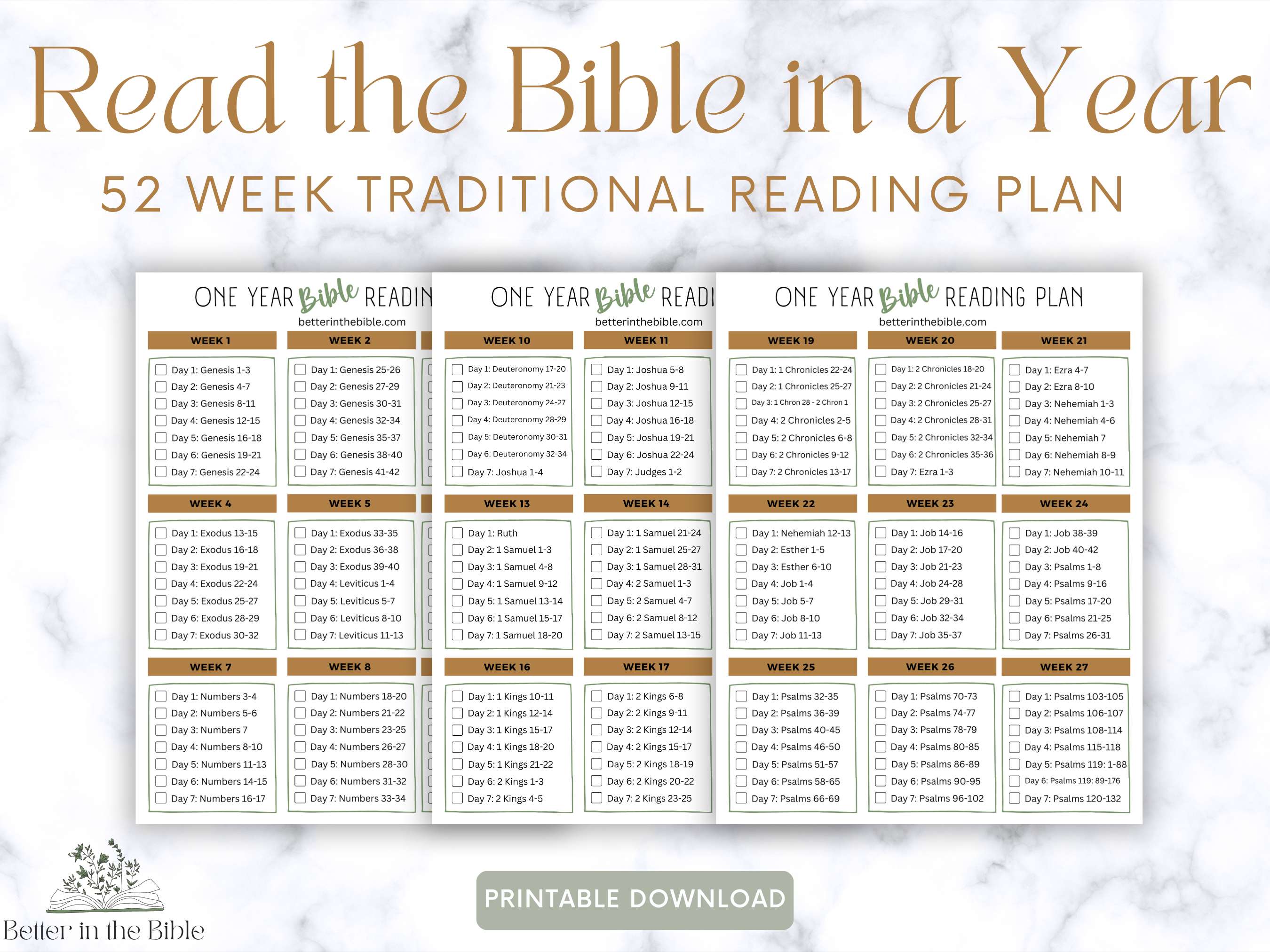 printable read bible year schedule