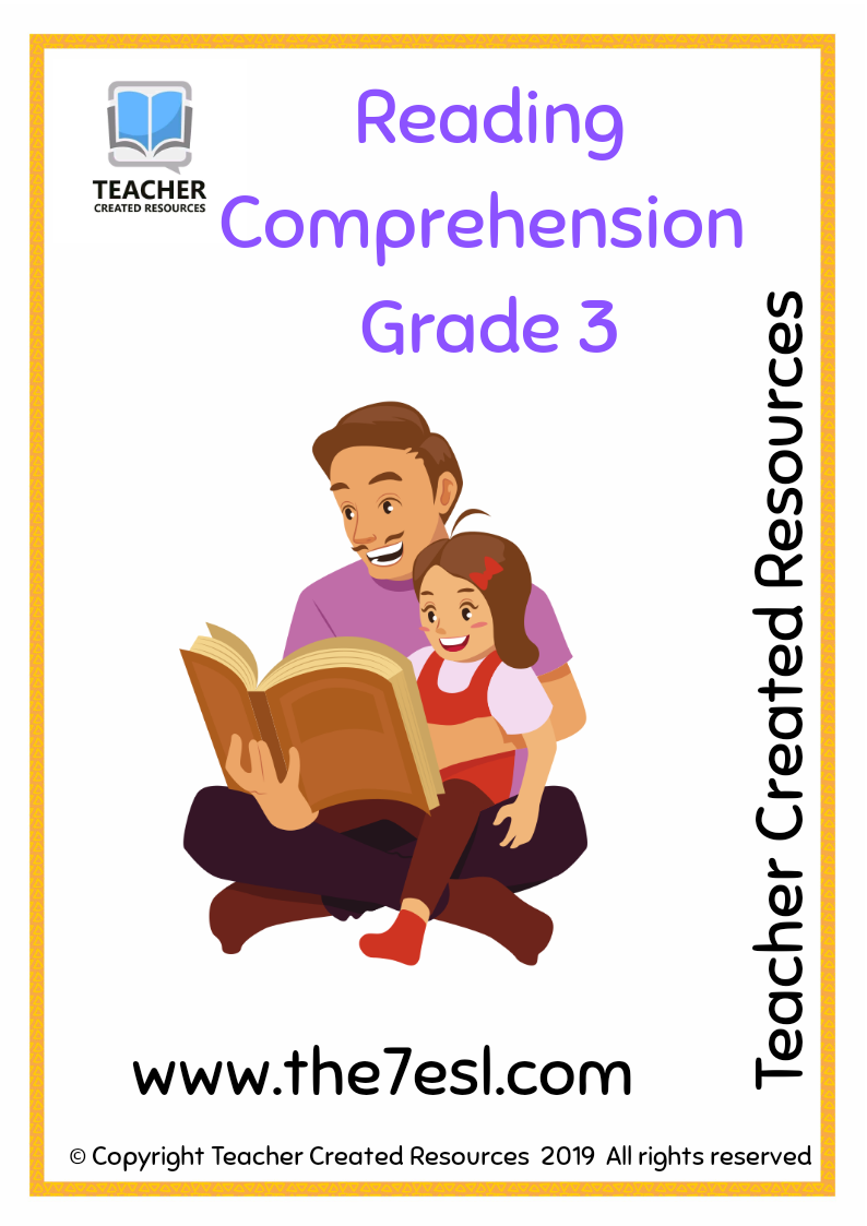 Reading Comprehension Worksheets Grade 3 - English Created Resources