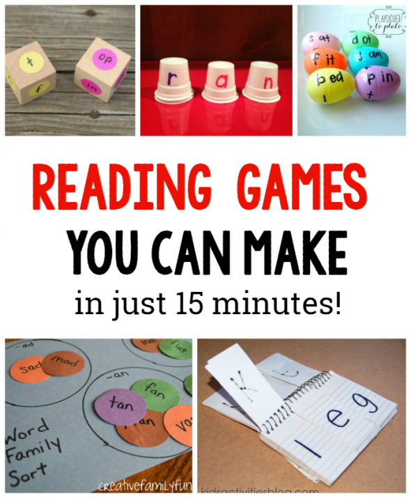 printable reading games for kindergarten