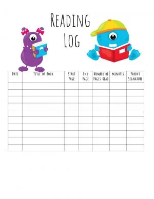 Free Printable Reading Log Template | Bullet Journal &  Traditional