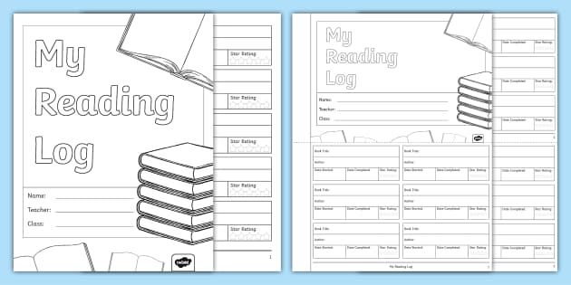 My Reading Log Booklet (teacher made) - Twinkl
