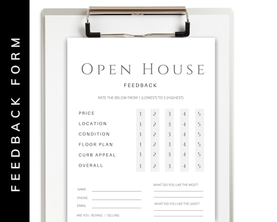 printable real estate open house sign in sheet
