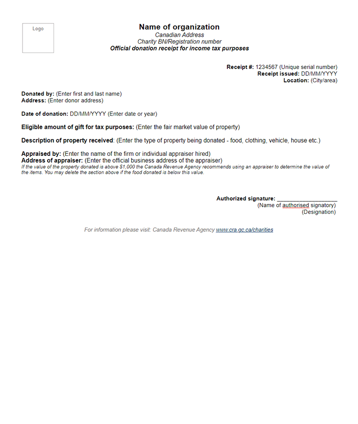 Free Donation Receipt Template | Societ Nonprofit Solutions