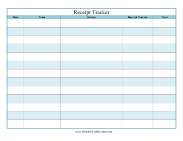 Receipt Tracker