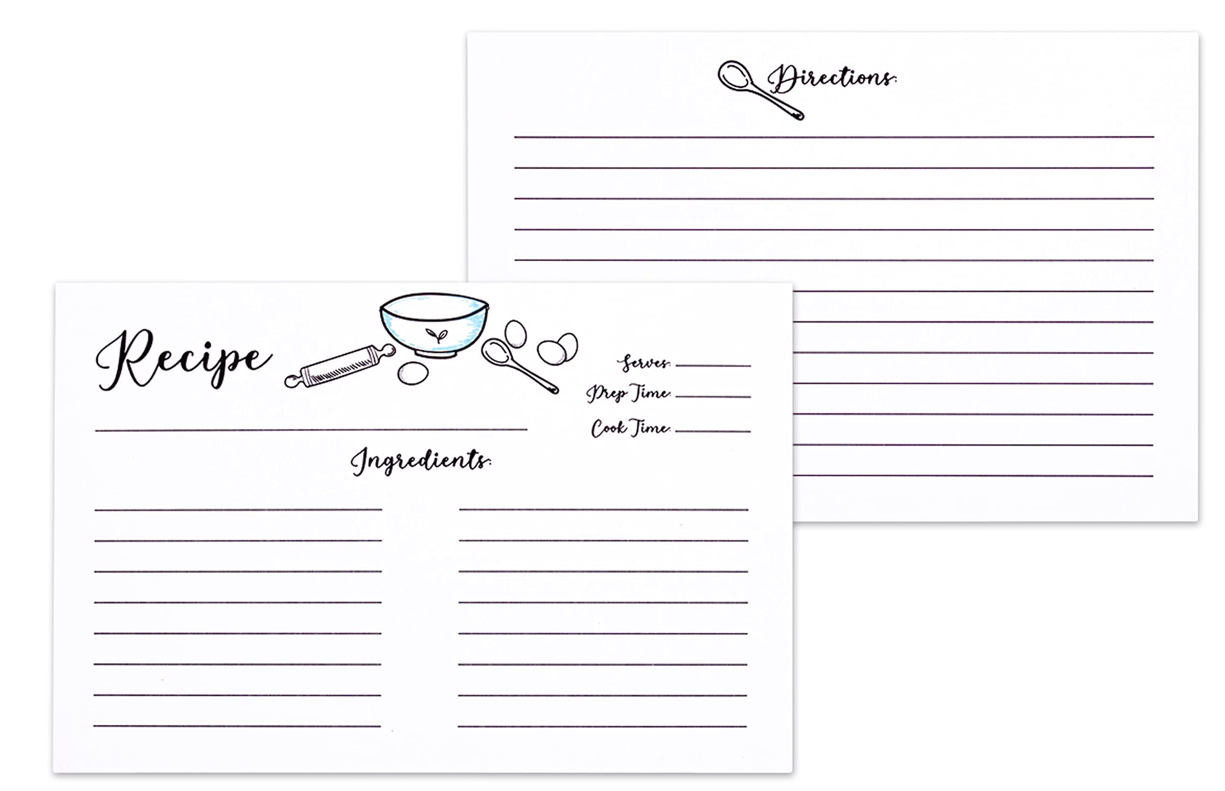 printable recipe cards 3x5